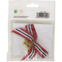 17.Mai barnesløyfe med bjeller 9cm