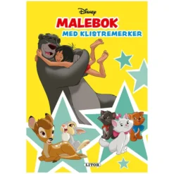 Malebok WD med klistremerker