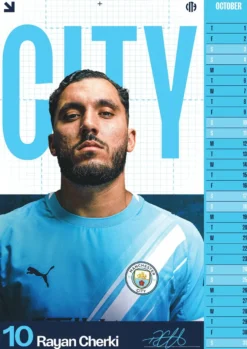 Manchester City FC 2026 A3 kalender
