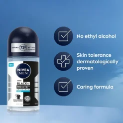 Men Deo Black & White Fresh Roll-0n 50 ml
