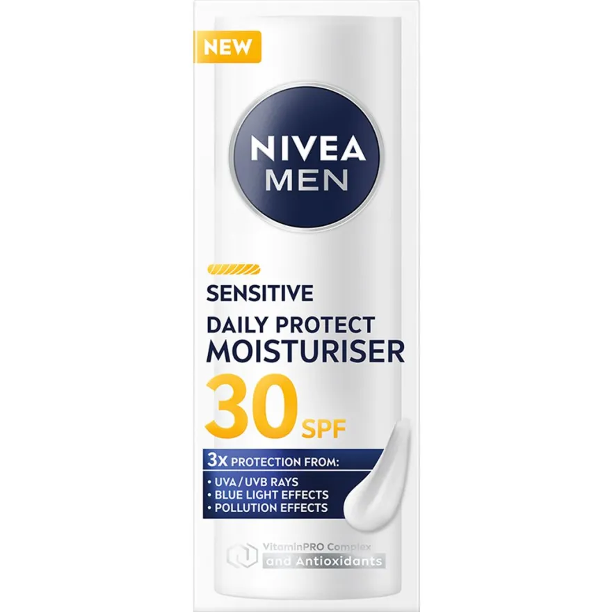 Men Sensitive Daily Protect Moisturiser SPF 30