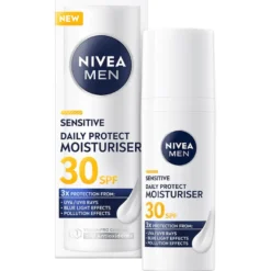 Men Sensitive Daily Protect Moisturiser SPF 30