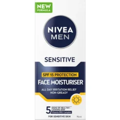 Men Sensitive Face Cream SPF15