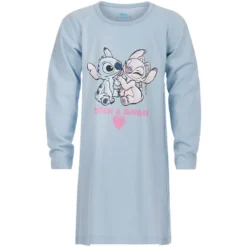 Nattkjole med søtt Angel og Stitch print