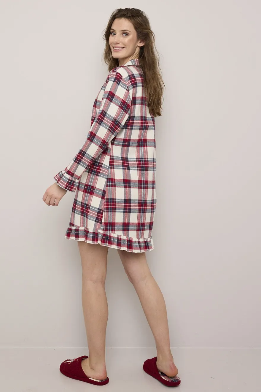 Nattskjorte flanell
