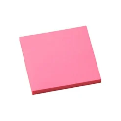 Notatblokk INFO 7,5x7,5cm neon rosa