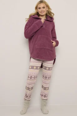 Oversize Hoodie Teddy Fleece
