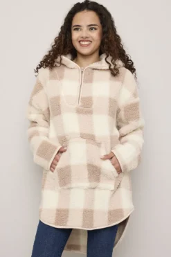 Oversize Hoodie Teddy Fleece