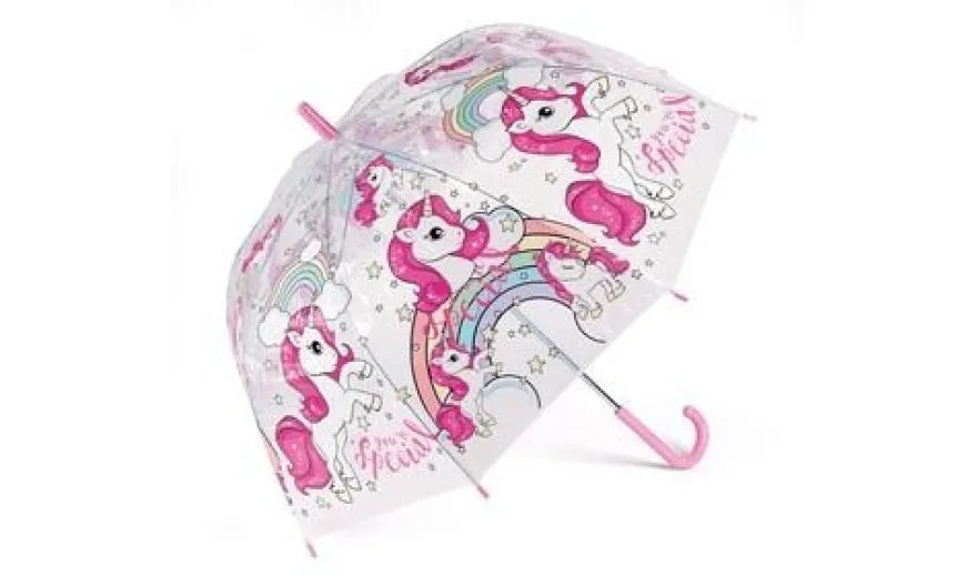 Paraply Unikorn/transparent