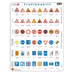 Platepusle Maxi Trafikkskilt 48 biter