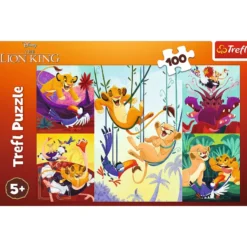 Puslespill i papp Lion King 100 biter