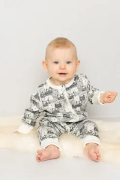 Pyjamas i ull bambus
