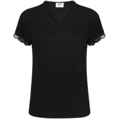 Pyjamas med korte ermer og trekvart bukse Lace