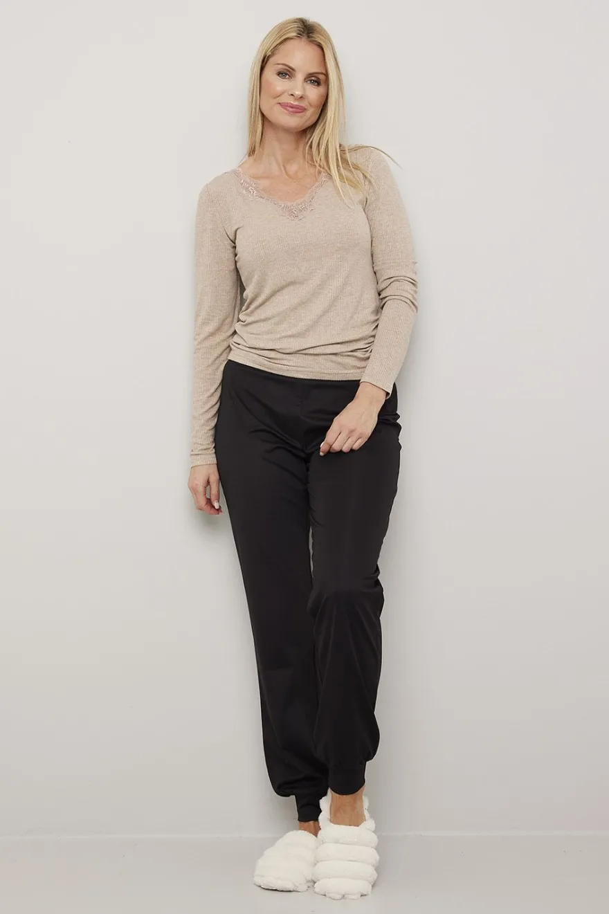 Pyjamastopp med lange ermer Alice