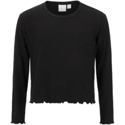 Ribbestrikket genser cropped Mira