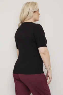 Ribbestrikket t-skjorte Poppy
