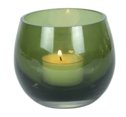 Rutle telysglass 9x9x7,5cm