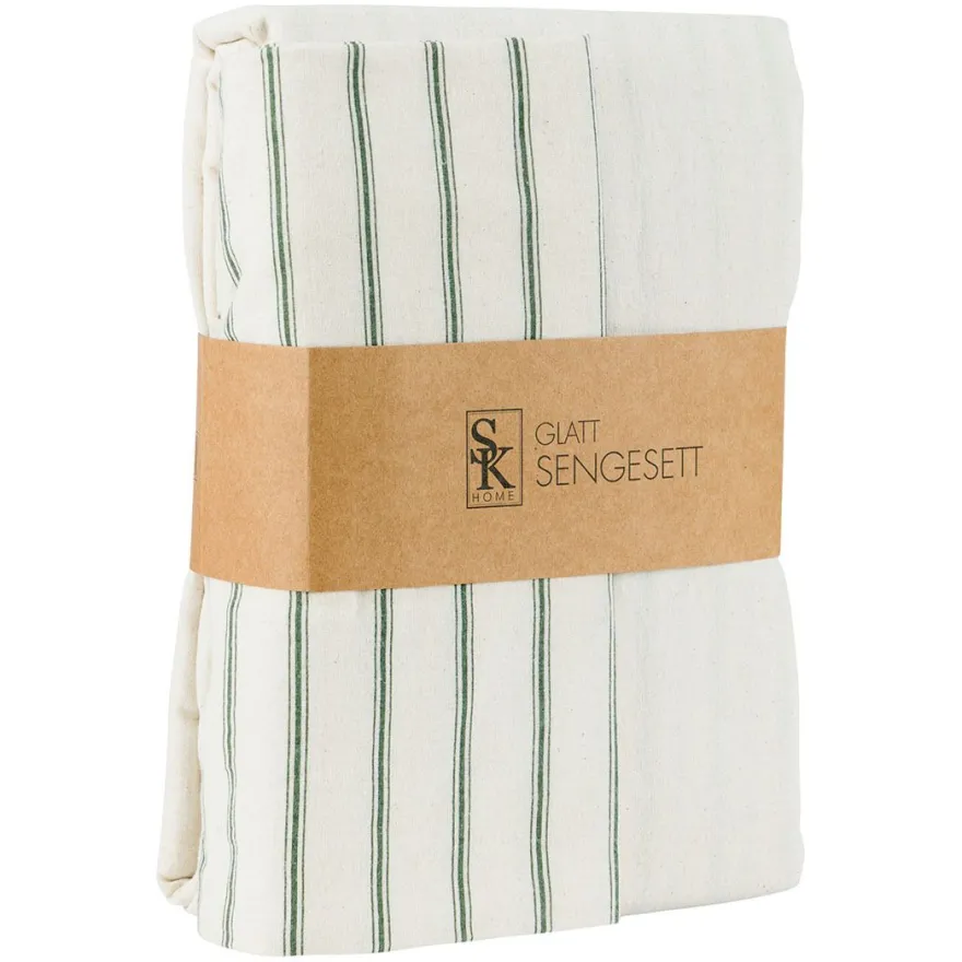 Sengesett glatt Natur 140x200