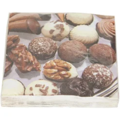 Serviett chocolate 20pk