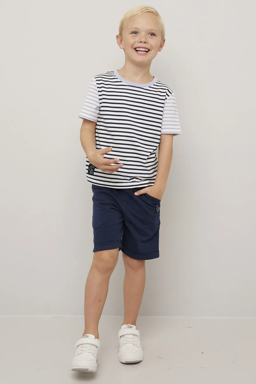 Shorts i slub jersey Sondre