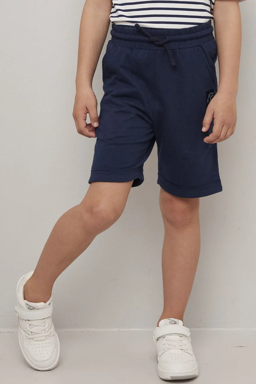 Shorts i slub jersey Sondre