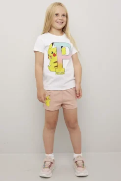 Shorts med Pikachu print