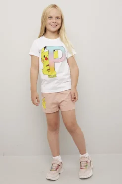 Shorts med Pikachu print