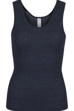Singlet i merinoull/silke