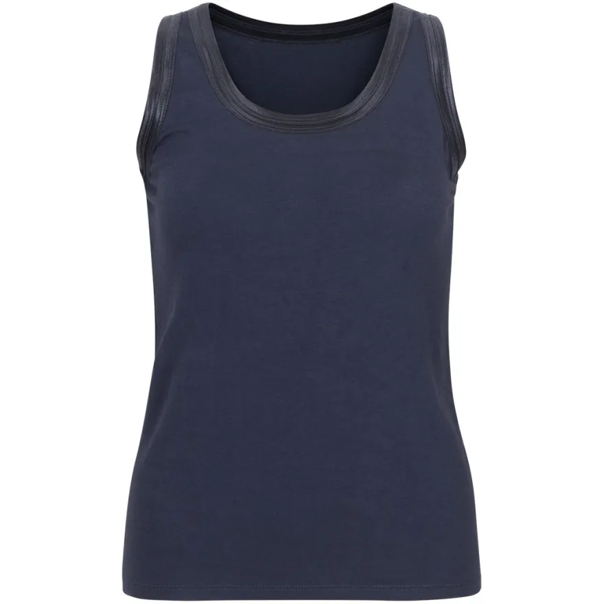 Singlet med satengbånd