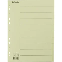Skilleblad ESSELTE A4 10-delt