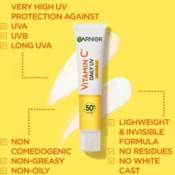 SkinActive Vitamin C Brightening UV Daily Fluid Invisible S