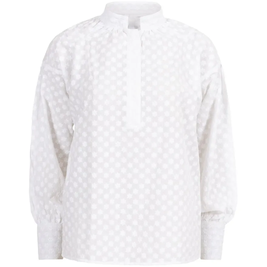 Skjorte med broderi Marthe