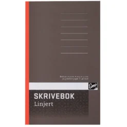 Skrivebok 10,5x17cm linjer