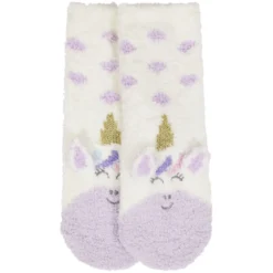 Sokker i chenille Unicorn