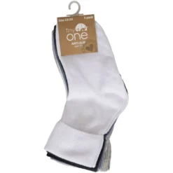 Sokker med antiskli 5pk