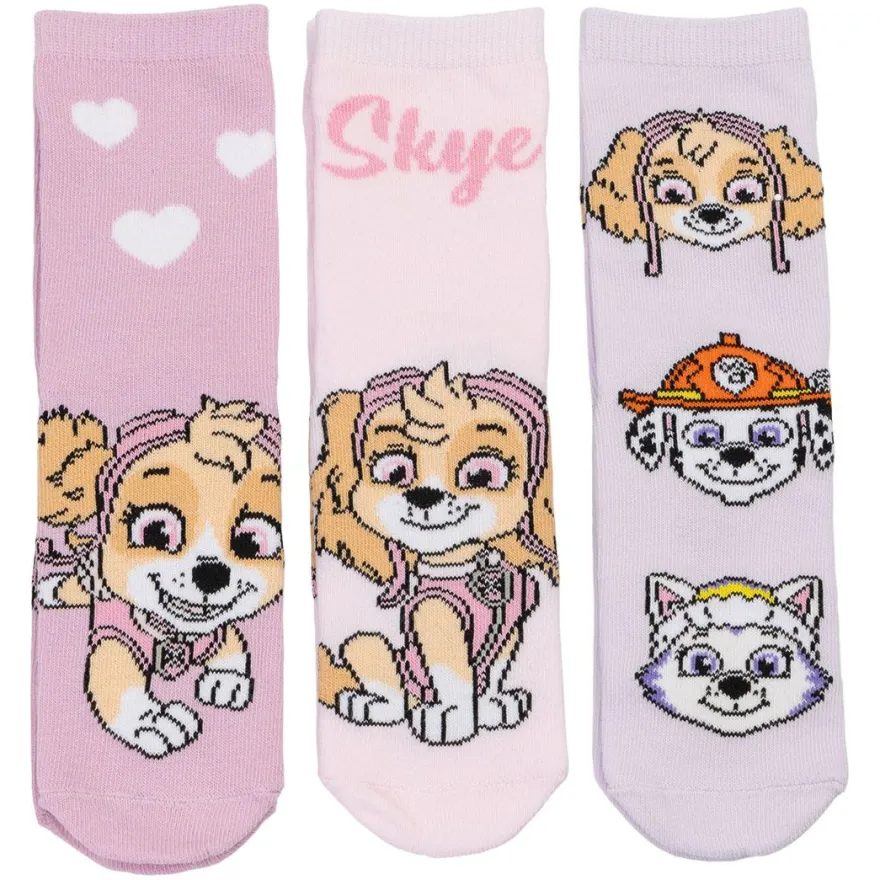 Sokker 3pk med Skye motiv
