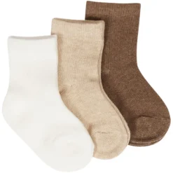 Sokker ribbestrikket 3pk
