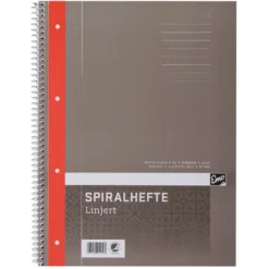 Spiralhefte EMO A4 70g 80 blad linjer