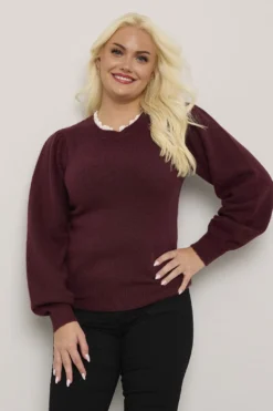 Strikkegenser med blonde Elise