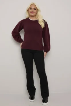 Strikkegenser med blonde Elise