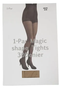 Strømpebukse semi shine 30 denier high waist shaping