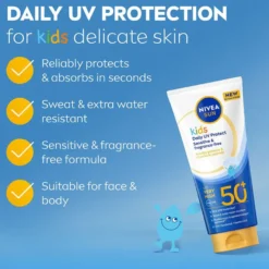 Sun Kids Daily UV Protect Sensitive & Fragrance-free SPF 50+