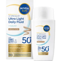 Sun UV Fluid Medium Tinted 50+,40ml