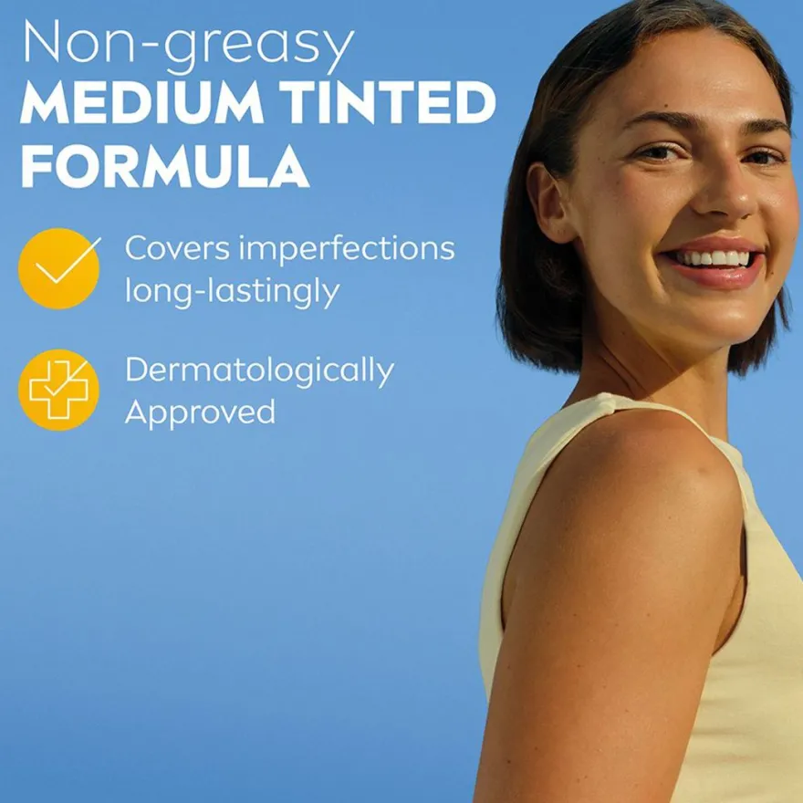 Sun UV Fluid Medium Tinted 50+,40ml