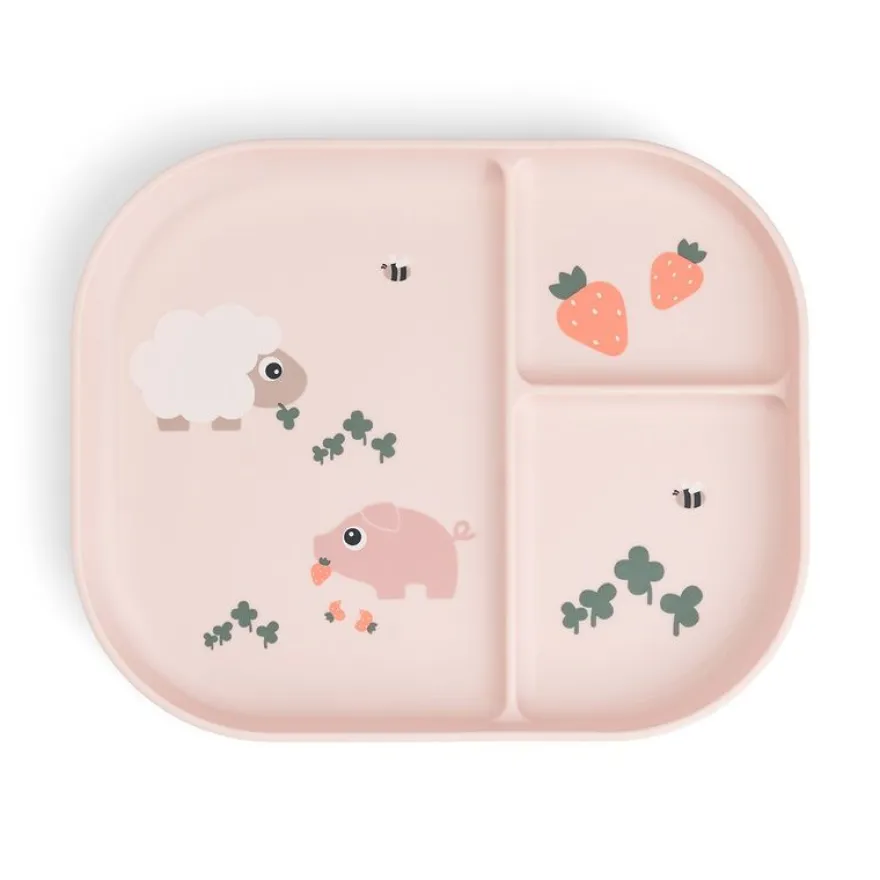 Tallerken Foodie sklisikker med 3 separate rom