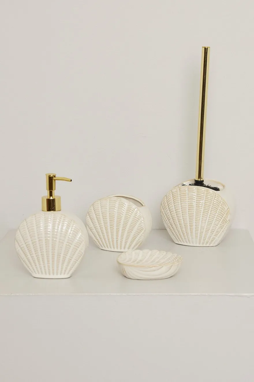 Toalettbørste med holder Shell