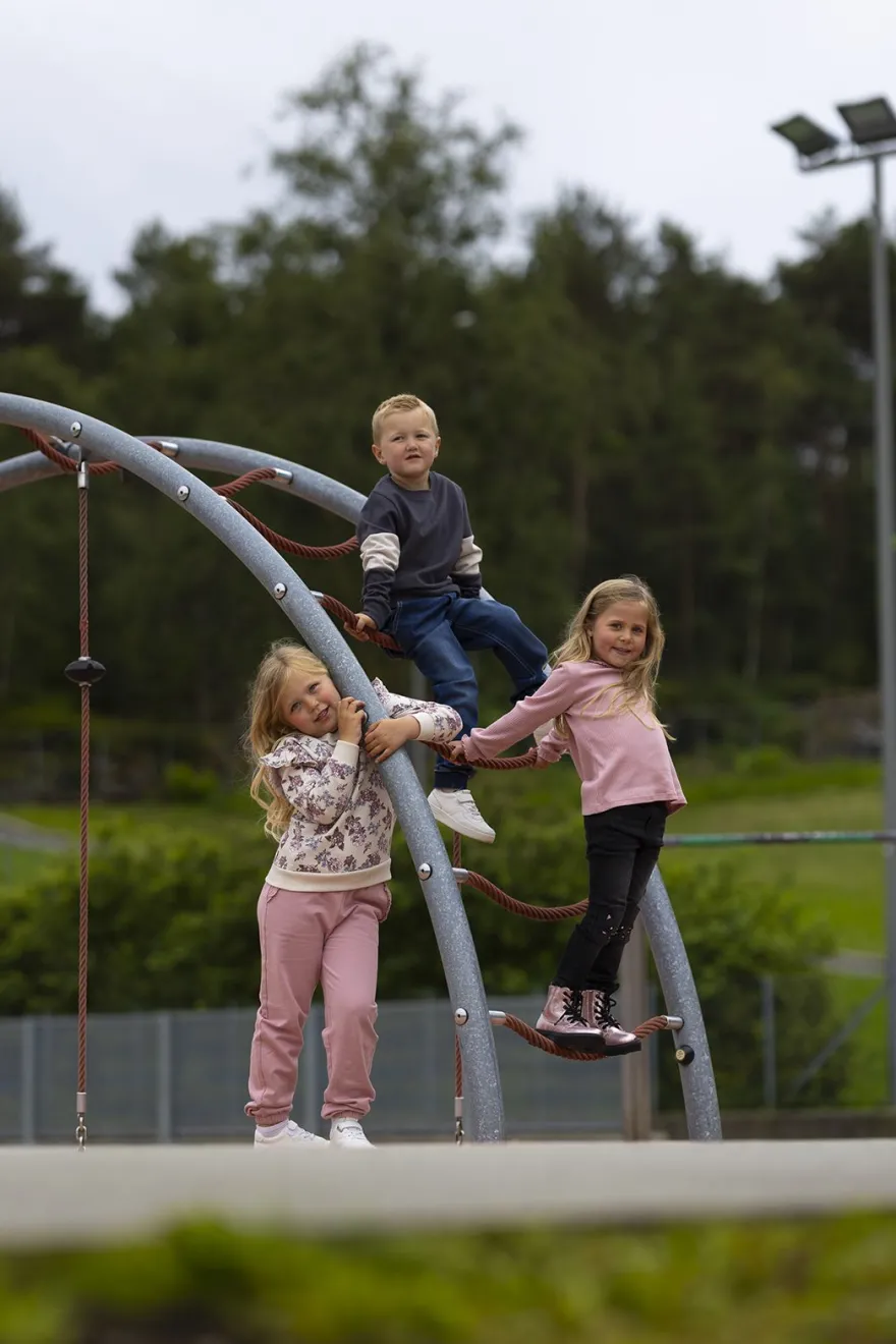 Topp langermet med blondekant