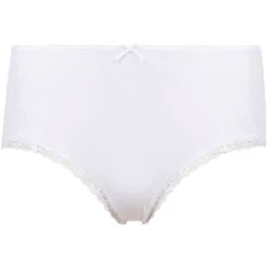 Truse med blondedetaljer 2pk
