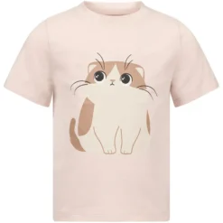 T-skjorte med katt