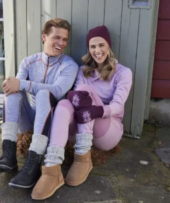 Ulltrøye med half-zip